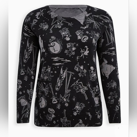 TORRID The Nightmare Before Christmas Pullover Sweater! NWT! - Picture 5 of 9